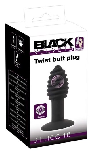 Black Velvets Black Velvets Twist butt plug