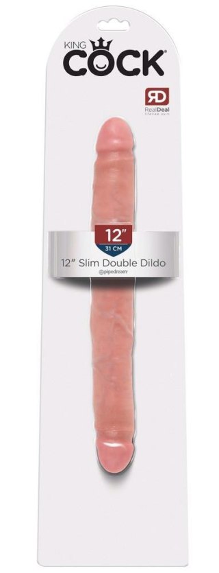 King Cock KC 12" Slim Double Dildo