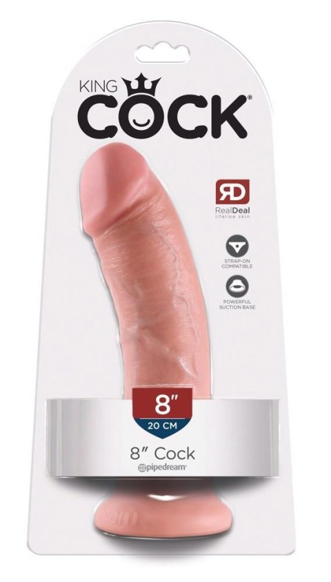 King Cock King Cock 8 inch Skin-coloured