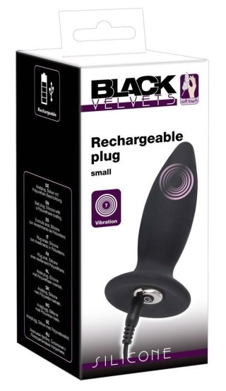 Black Velvets Black Velvets Recharge Plug, korek analny S