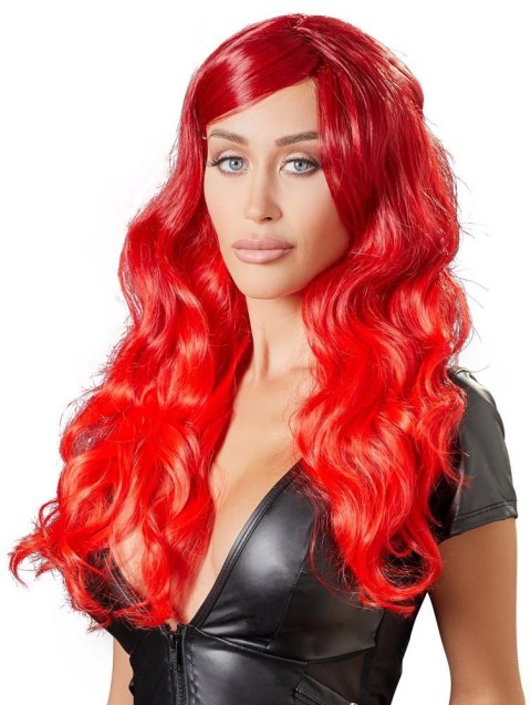 Cottelli ACCESSOIRES Wig red wavy long