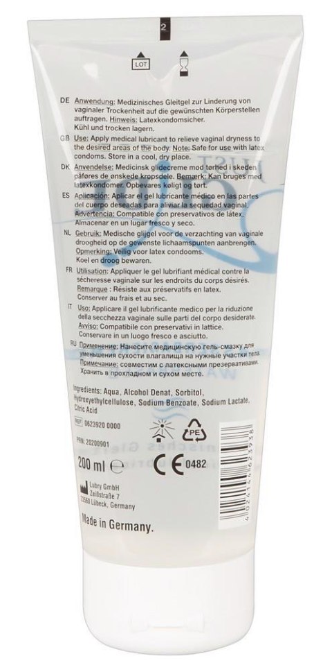 Żelubrykant Just Glide Water-based200 ml