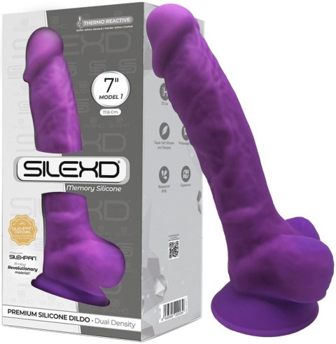 Silexd Dildo-Model 1 (7"") Purple