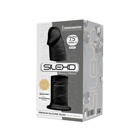 Silexd Dildo-S.D Model 2 ( 7.5"" ) BLACK BOX