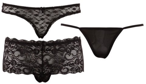 Cottelli LINGERIE Briefs Set Black XL