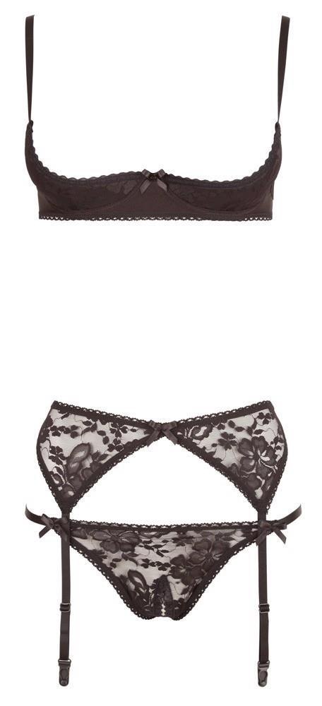 Cottelli LINGERIE Shelf Bra Set 80B/M