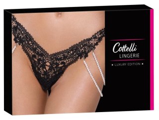 Cottelli LINGERIE String with Pearl Chains M/L