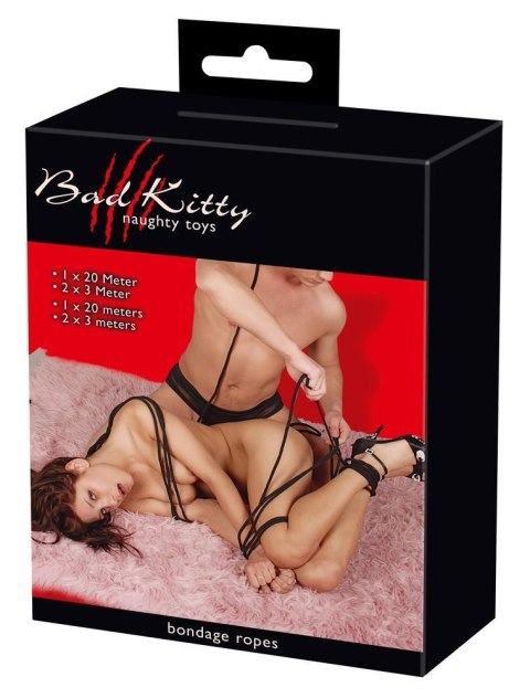 Bad Kitty Bondage Ropes black