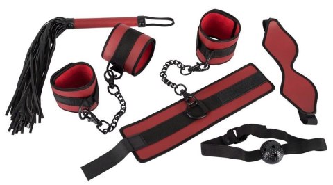 Bad Kitty Bondage Set red/black