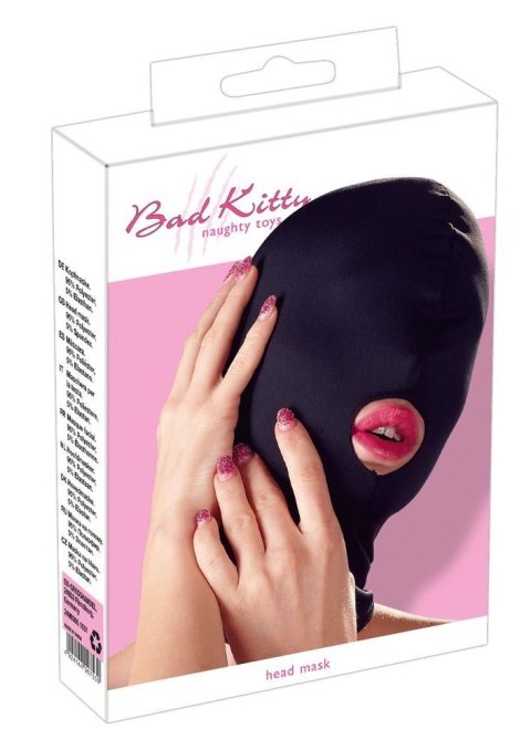 Bad Kitty Head mask mouth black BK