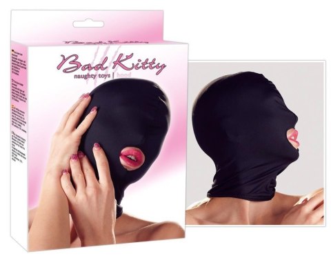 Bad Kitty Head mask mouth black BK