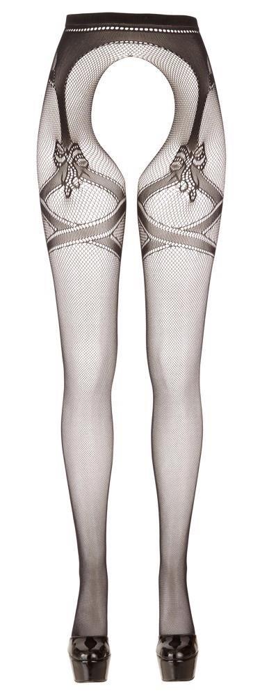 Cottelli LEGWEAR Crotchless Tights L/XL