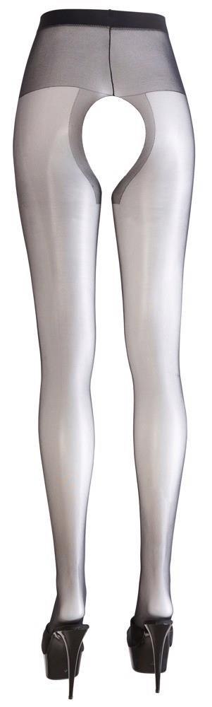 Cottelli LEGWEAR Crotchless Tights black 4