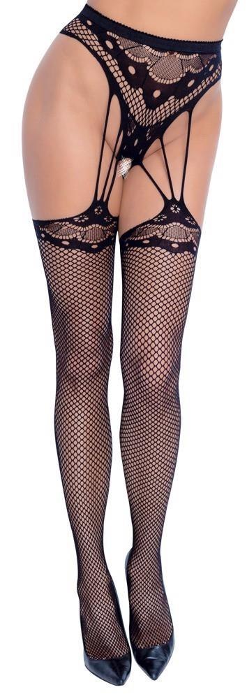 Cottelli LEGWEAR String with Stockings S-L