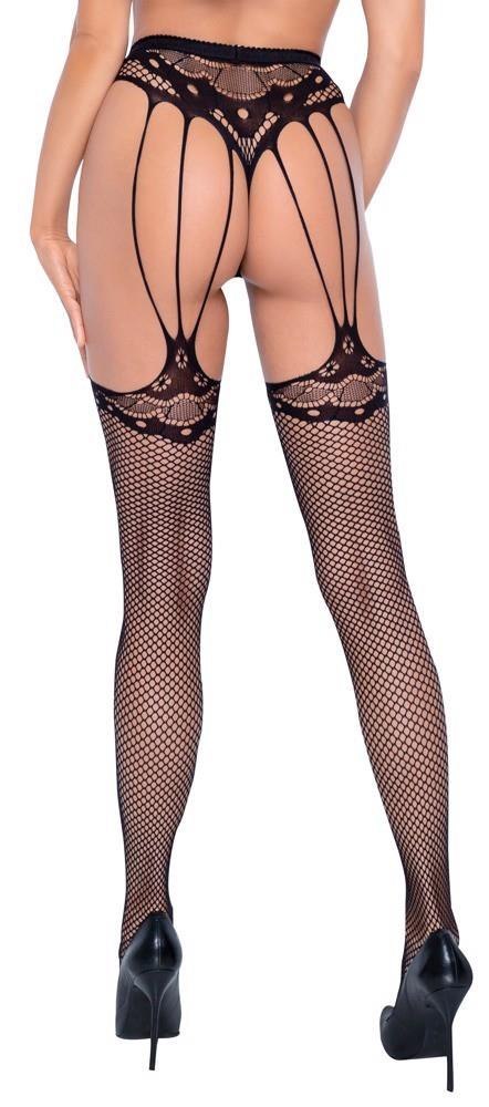 Cottelli LEGWEAR String with Stockings S-L