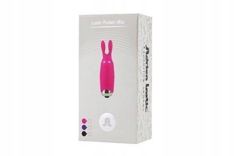 Adrien Lastic Stymulator-Wibrator - Lastic pocket vibe Rabbit Black