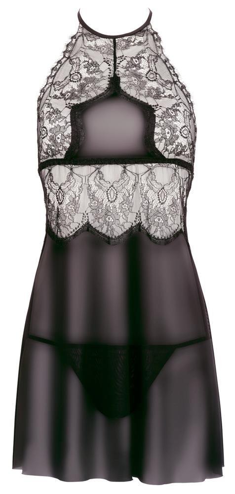 Cottelli LINGERIE Chemise Set black L