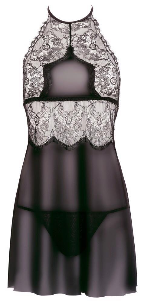 Cottelli LINGERIE Chemise Set black S