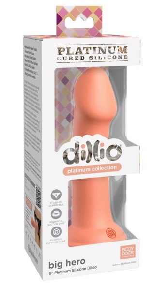 Dillio Platinum DP Big Hero Peach 6 inch