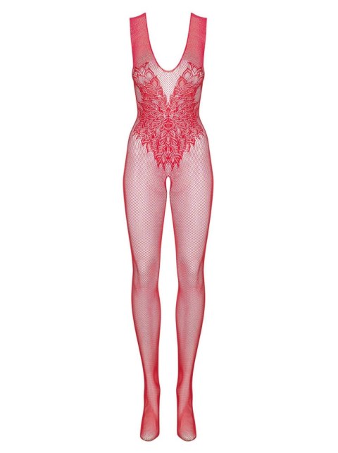 Obsessive Bielizna-Bodystocking N112 czerwone XL/XXL