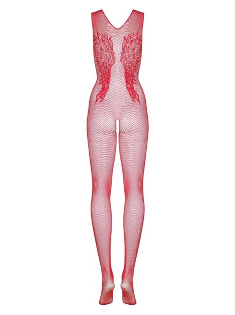 Obsessive Bielizna-Bodystocking N112 czerwone XL/XXL