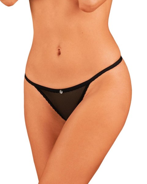 Obsessive Celia Noir crotchless thong XL/2XL