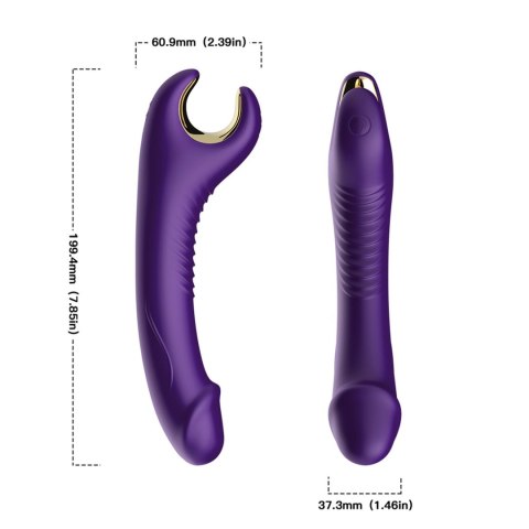 Boss Series Joy Stymulator silicone 9 vibration function Purple