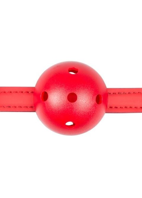 EasyToys Knebel-Ball Gag With PVC Ball - Red