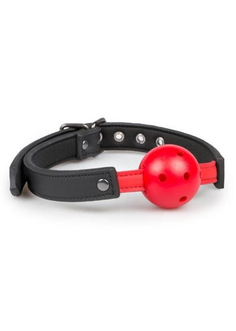 EasyToys Knebel-Ball Gag With PVC Ball - Red