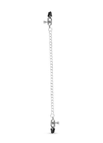 EasyToys Stymulator-Big Nipple Clamps With Chain