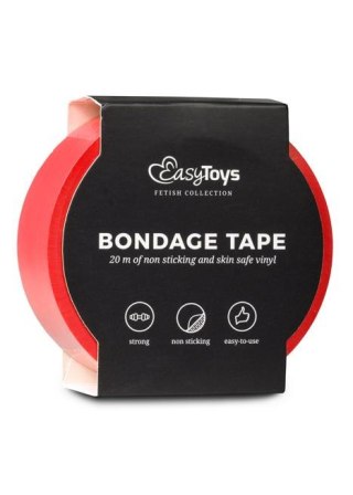 EasyToys Wiązania-Red Bondage Tape 20 m