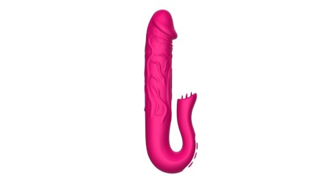 Boss Series Cute Realistic Tongue Stimulating Dildo Vibrator