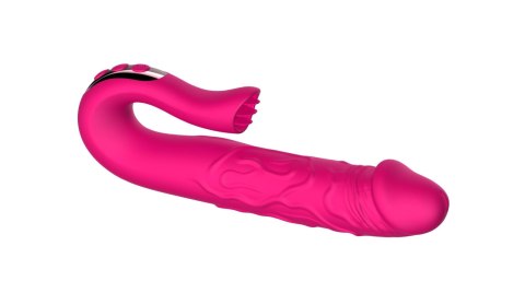 Boss Series Cute Realistic Tongue Stimulating Dildo Vibrator