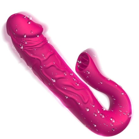 Boss Series Cute Realistic Tongue Stimulating Dildo Vibrator