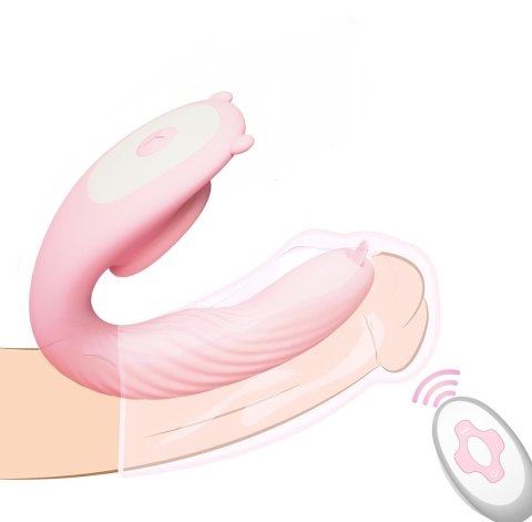 Boss Series Cute Remote Wearable Tongue licking Vibrator