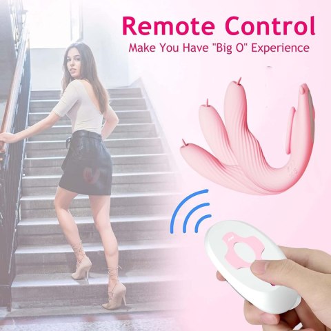 Boss Series Cute Remote Wearable Tongue licking Vibrator