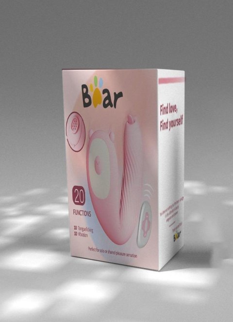 Boss Series Cute Remote Wearable Tongue licking Vibrator