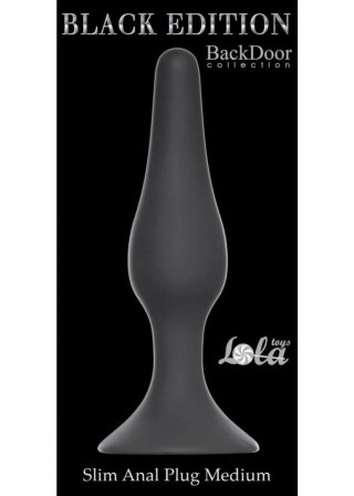 Lola Toys Plug-Slim Anal Plug Medium Black