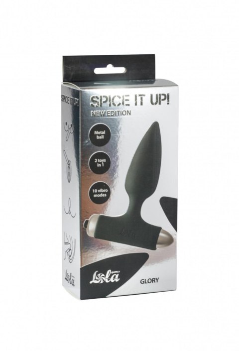 Lola Toys Vibrating Anal Plug Spice it up New Edition Glory Black