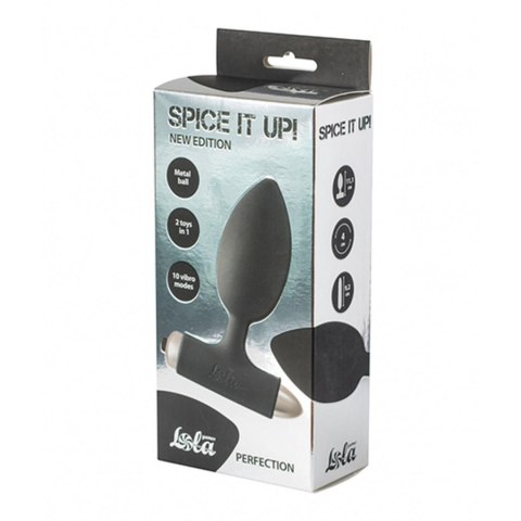 Lola Toys Vibrating Anal Plug Spice it up New Edition Perfection Black