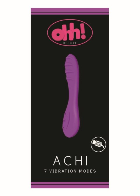 Ohh Wibrator-Achi USB-7 vibration modes Purple