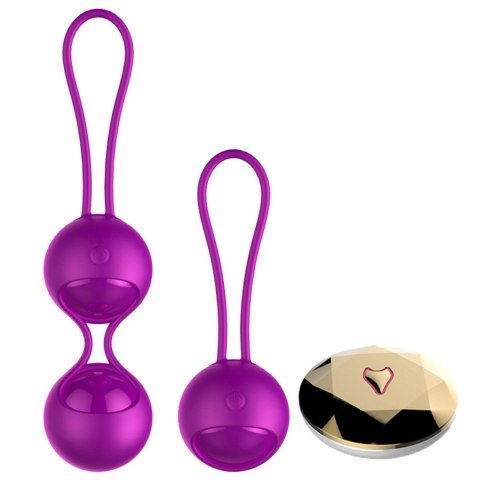 Boss Series Fox Kulki-Vibrating Silicone Kegel Balls Set USB 10 Function / Remote control