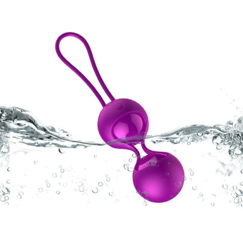 Boss Series Fox Kulki-Vibrating Silicone Kegel Balls Set USB 10 Function / Remote control