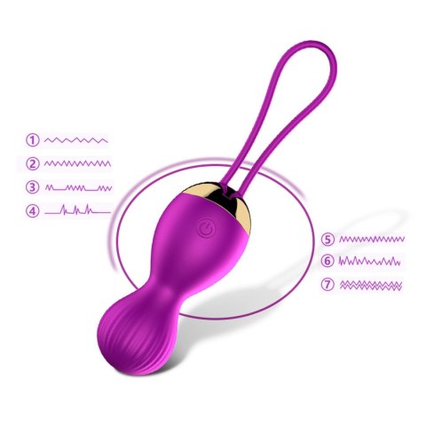 Boss Series Fox Kulki-Vibrating Silicone Kegel Balls USB 7 Function