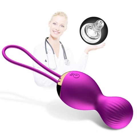 Boss Series Fox Kulki-Vibrating Silicone Kegel Balls USB 7 Function