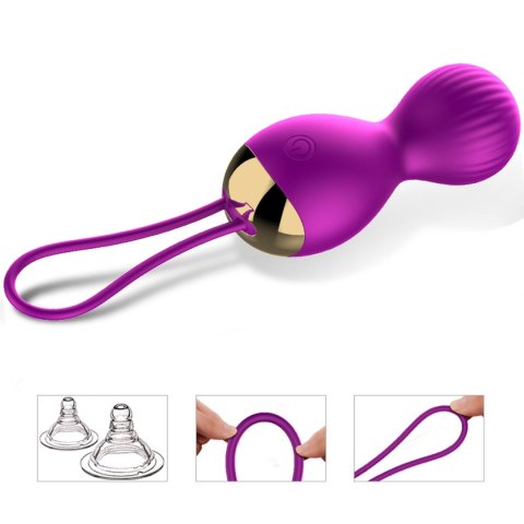 Boss Series Fox Kulki-Vibrating Silicone Kegel Balls USB 7 Function