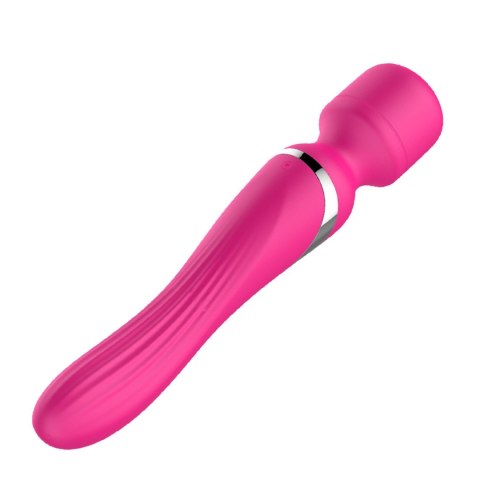 Boss Series Fox Stymulator-Boss Series-Silicone Dual Massager Pulsator USB 7+7 Function (Pink)