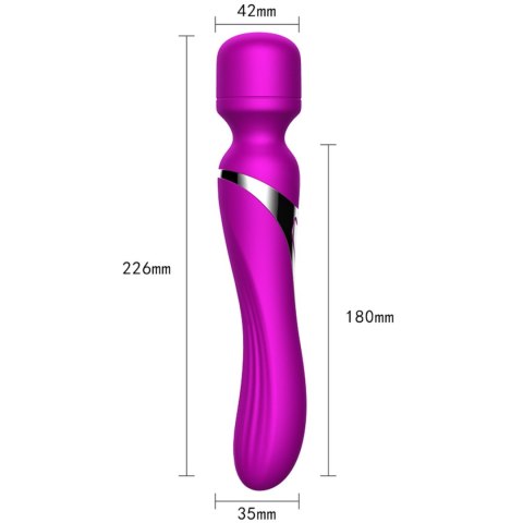 Podwójny wibrator, wand, różdżka, mikrofon, różdzka, mega wibracje