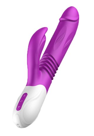 Boss Series Fox Wibrator-Silicone Vibrator USB 10 Function + Expander and Thrusting Function