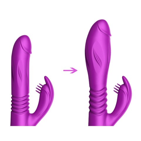 Wibrator Fox Wibrator-Silicone wibrator USB 20 Function + Expander and Thrusting Function